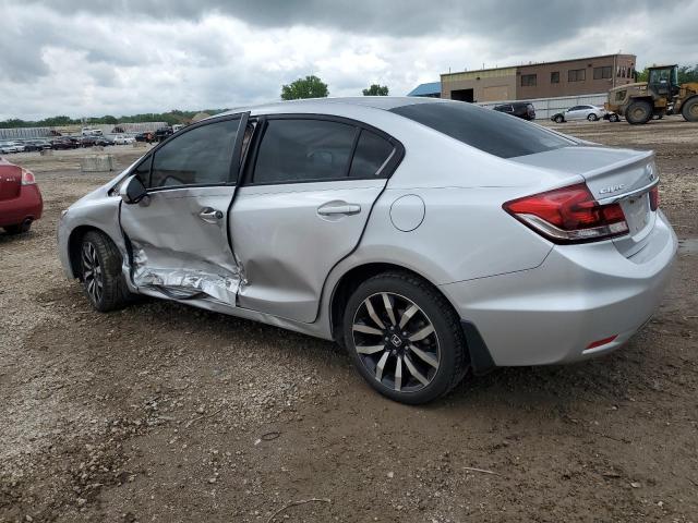 19XFB2F99EE015813 - 2014 HONDA CIVIC EXL 银色 照片 2