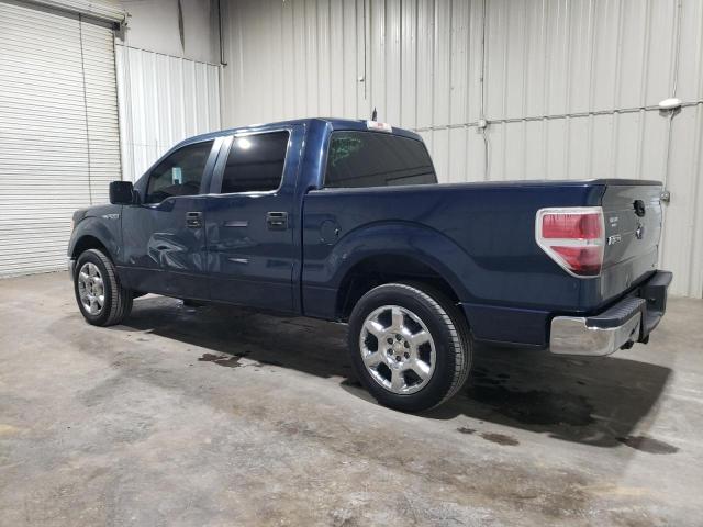 1FTEW1CM5DFA94114 - 2013 FORD F150 SUPERCREW BLUE photo 2