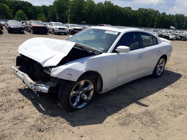 2C3CDXHG6CH113032 - 2012 DODGE CHARGER SXT WHITE photo 1