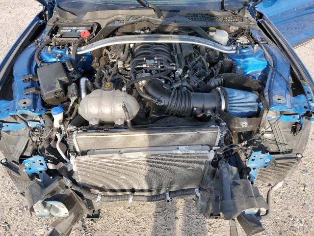 1FA6P8R06M5555959 - 2021 FORD MUSTANG MACH I BLUE photo 11