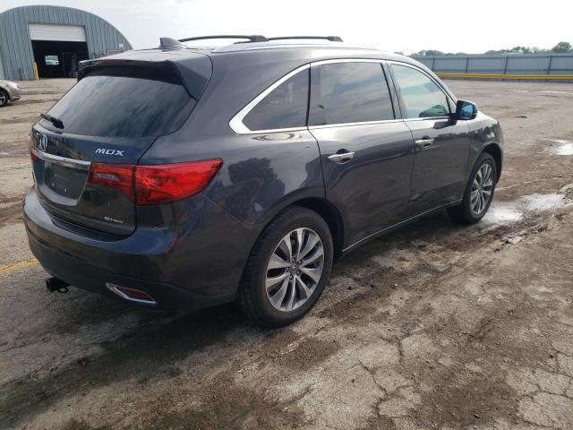 5FRYD4H48EB027489 - 2014 ACURA MDX TECHNOLOGY BLACK photo 3