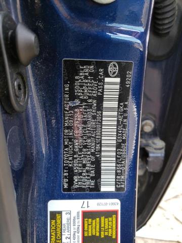 4T1BK1EB9DU073056 - 2013 TOYOTA AVALON BASE Mavi foto 12