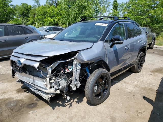 4T3E6RFV8PU110375 - 2023 TOYOTA RAV4 XSE SILVER photo 1