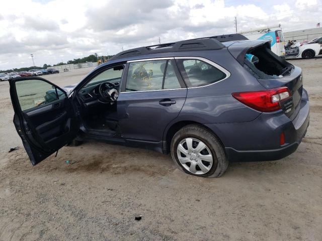 4S4BSAAC2F3273252 - 2015 SUBARU OUTBACK 2.5I GRAY photo 2