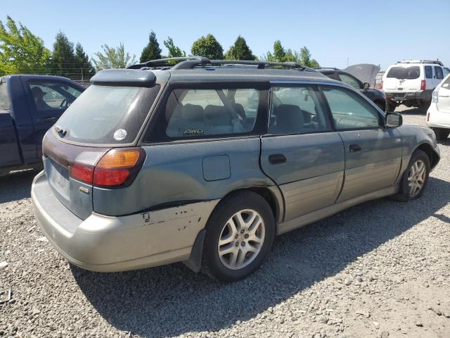 4S3BH665216602579 - 2001 SUBARU LEGACY OUTBACK GREEN photo 3