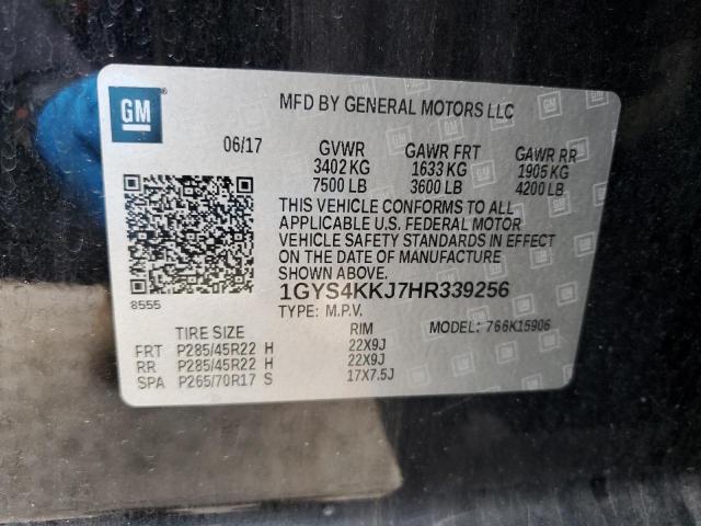 1GYS4KKJ7HR339256 - 2017 CADILLAC ESCALADE ESV PLATINUM Qara foto 13