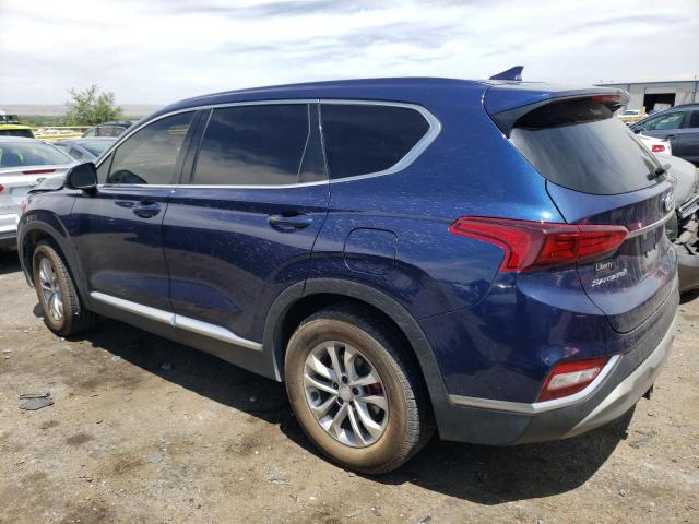 5NMS3CAD3KH050638 - 2019 HYUNDAI SANTA FE SEL BLUE photo 2