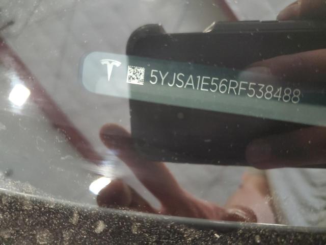 5YJSA1E56RF538488 - 2024 TESLA MODEL S WHITE photo 13