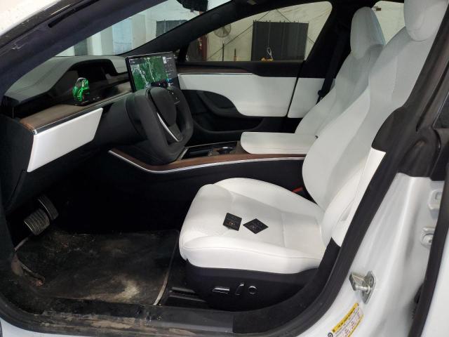 5YJSA1E56RF538488 - 2024 TESLA MODEL S WHITE photo 7