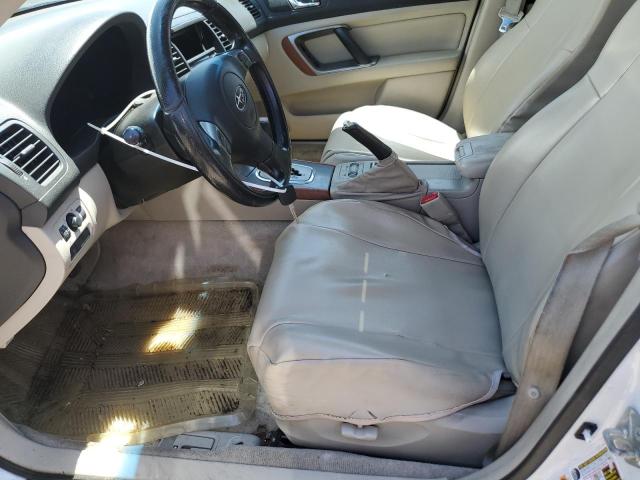 4S3BL676764200131 - 2006 SUBARU LEGACY GT LIMITED WHITE photo 7