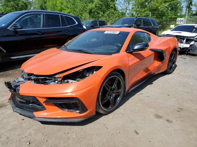 1G1YB2D41M5106819 - 2021 CHEVROLET CORVETTE STINGRAY 2LT ORANGE photo 1