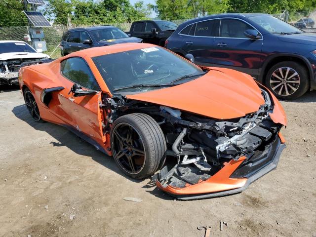 1G1YB2D41M5106819 - 2021 CHEVROLET CORVETTE STINGRAY 2LT ORANGE photo 4