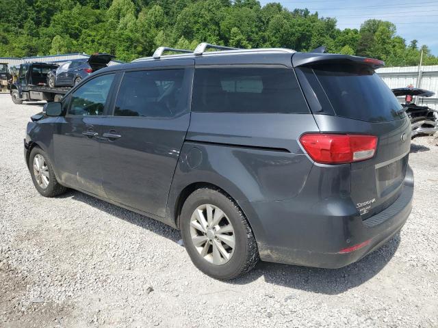 KNDMB5C1XH6337121 - 2017 KIA SEDONA LX GRAY photo 2