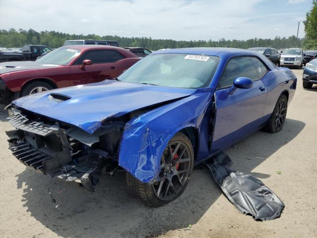 2C3CDZJGXKH521716 - 2019 DODGE CHALLENGER GT BLUE photo 1