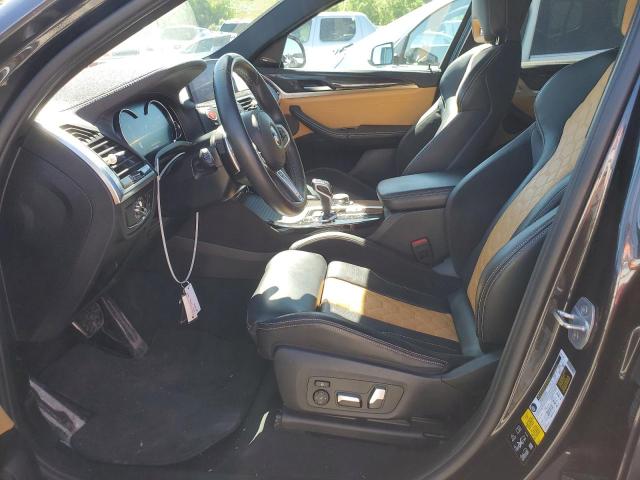 5YMUJ0C02LLA99802 - 2020 BMW X4 M COMPETITION BROWN photo 7