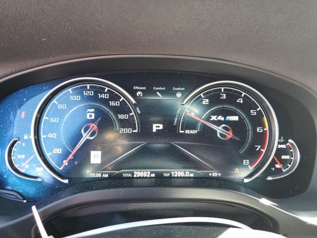 5YMUJ0C02LLA99802 - 2020 BMW X4 M COMPETITION BROWN photo 9