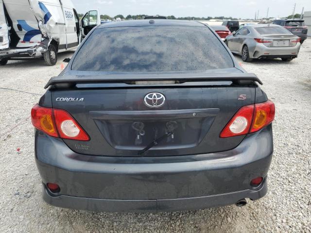 1NXBU40E39Z097566 - 2009 TOYOTA COROLLA BASE CHARCOAL photo 6