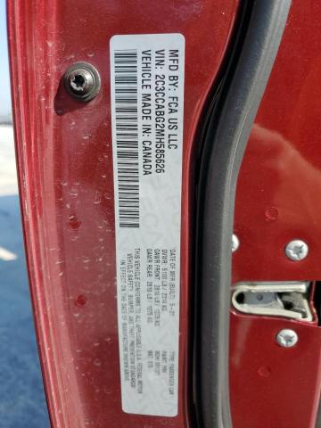 2C3CCABG2MH585626 - 2021 CHRYSLER 300 S RED photo 13