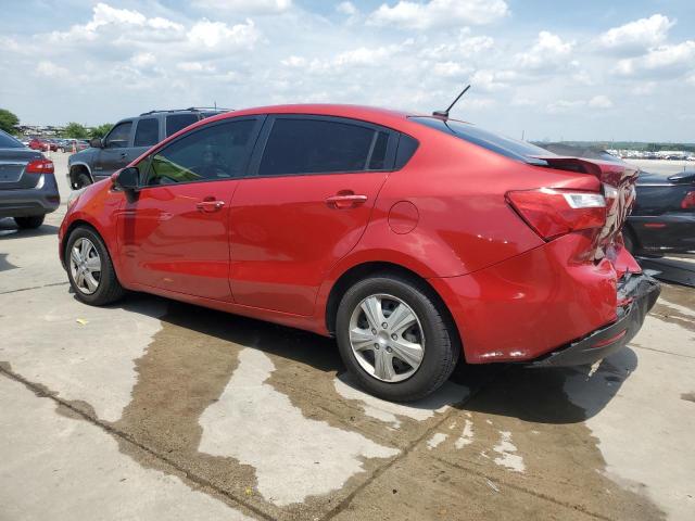 KNADM4A38E6371723 - 2014 KIA RIO LX RED photo 2