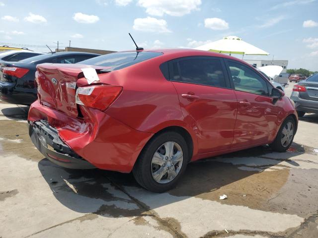 KNADM4A38E6371723 - 2014 KIA RIO LX RED photo 3