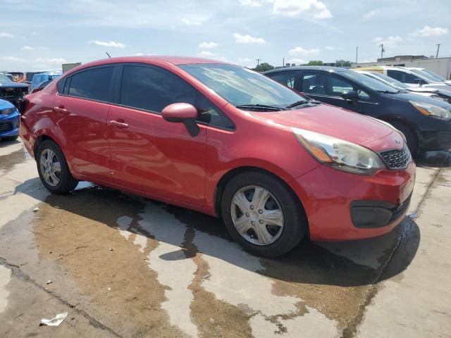 KNADM4A38E6371723 - 2014 KIA RIO LX RED photo 4