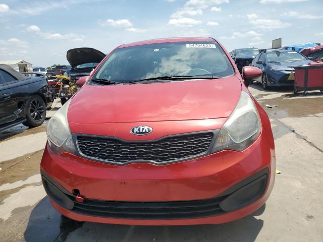 KNADM4A38E6371723 - 2014 KIA RIO LX RED photo 5