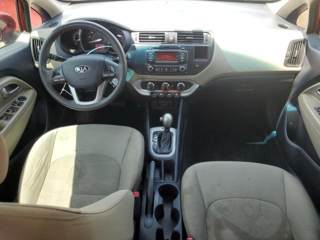KNADM4A38E6371723 - 2014 KIA RIO LX RED photo 8