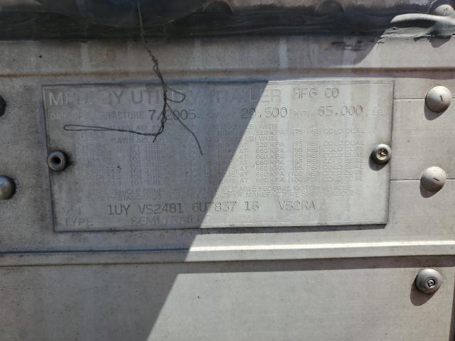 1UYVS24816U783716 - 2006 UTILITY VS2RA WHITE photo 10