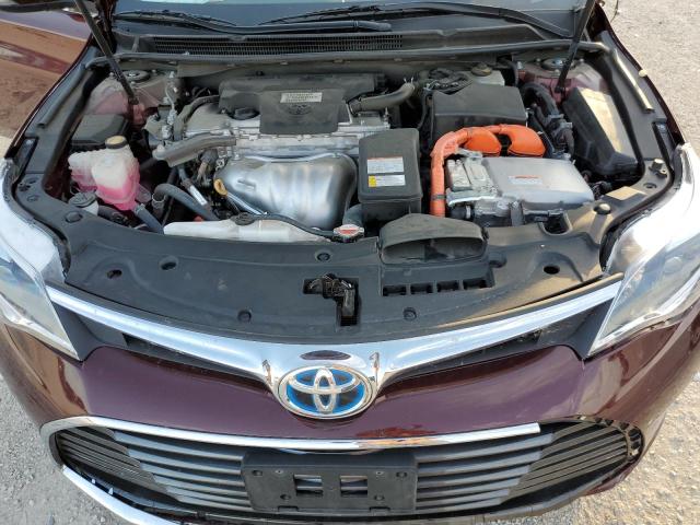 4T1BD1EB7GU052771 - 2016 TOYOTA AVALON HYBRID BURGUNDY photo 11