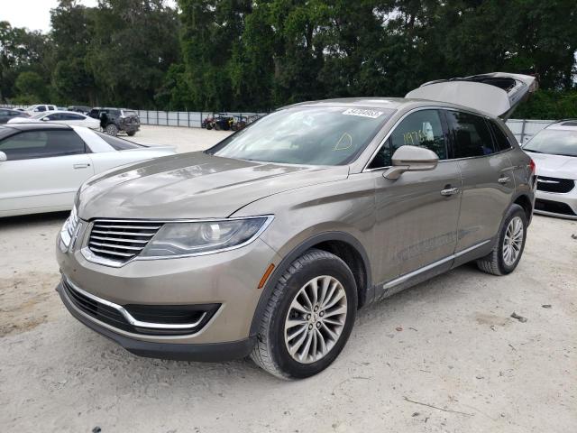 2LMTJ8KR6GBL55946 - 2016 LINCOLN MKX SELECT GRAY photo 1