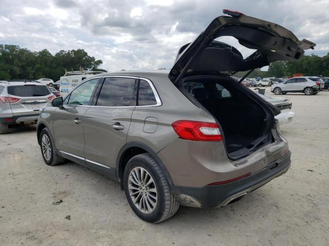 2LMTJ8KR6GBL55946 - 2016 LINCOLN MKX SELECT GRAY photo 2