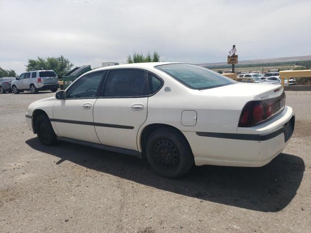 2G1WF52E839412782 - 2003 CHEVROLET IMPALA WHITE photo 2