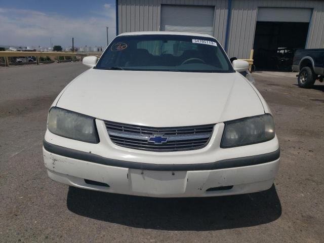 2G1WF52E839412782 - 2003 CHEVROLET IMPALA WHITE photo 5