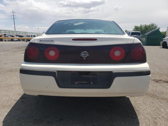 2G1WF52E839412782 - 2003 CHEVROLET IMPALA WHITE photo 6