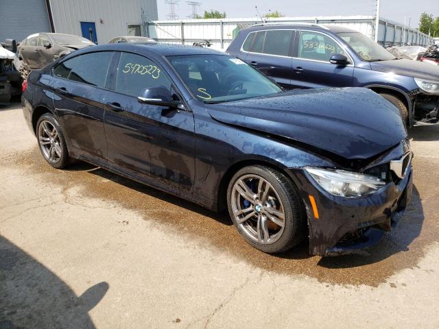 WBA4B3C52FG343961 - 2015 BMW 435 XI GRAN COUPE BLUE photo 4