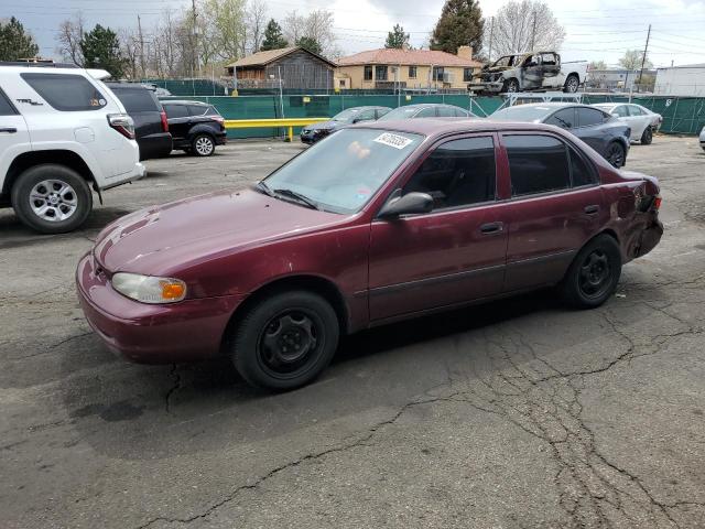 1Y1SK5287WZ416274 - 1998 CHEVROLET GEO PRIZM BASE BURGUNDY photo 1