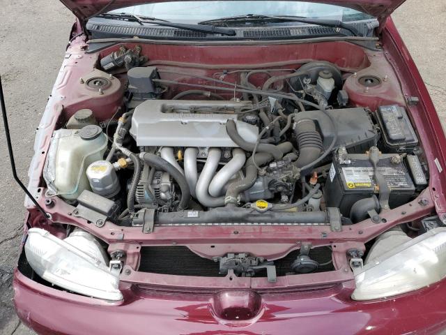 1Y1SK5287WZ416274 - 1998 CHEVROLET GEO PRIZM BASE BURGUNDY photo 11