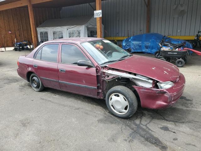 1Y1SK5287WZ416274 - 1998 CHEVROLET GEO PRIZM BASE BURGUNDY photo 4
