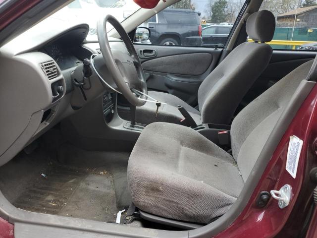 1Y1SK5287WZ416274 - 1998 CHEVROLET GEO PRIZM BASE BURGUNDY photo 7