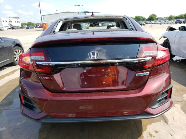 JHMZC5F16JC021459 - 2018 HONDA CLARITY MAROON photo 6