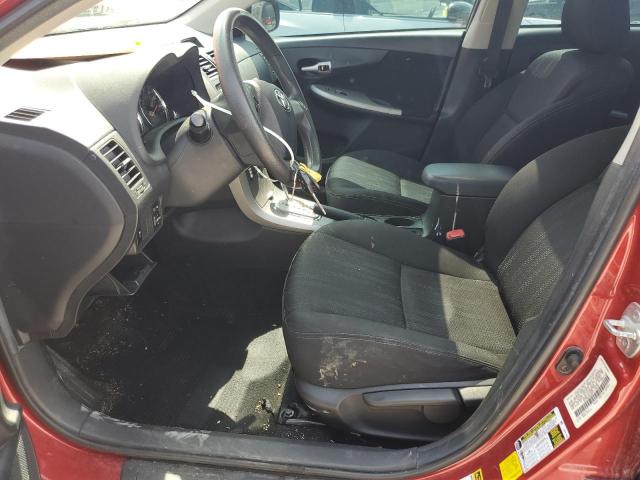 5YFBU4EE2DP113310 - 2013 TOYOTA COROLLA BASE Rot Foto 7