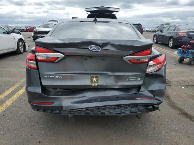 3FA6P0MU7KR224264 - 2019 FORD FUSION SEL GRAY photo 6