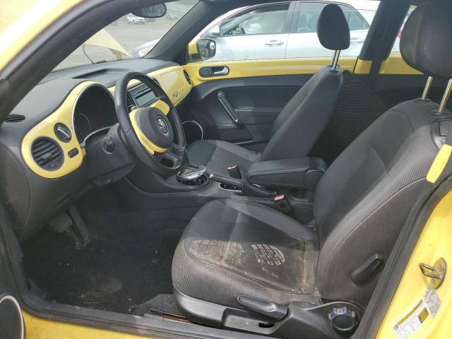 3VWJP7AT1DM691850 - 2013 VOLKSWAGEN BEETLE YELLOW photo 7