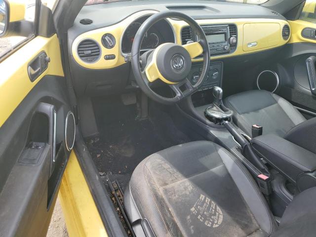 3VWJP7AT1DM691850 - 2013 VOLKSWAGEN BEETLE YELLOW photo 8
