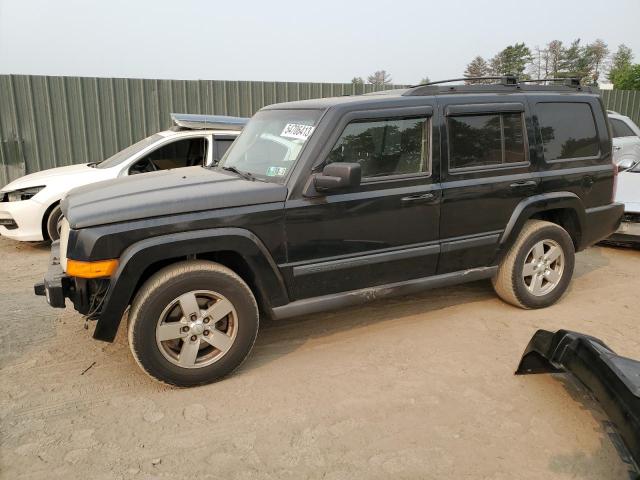 1J8HG48K97C546034 - 2007 JEEP COMMANDER BLACK photo 1