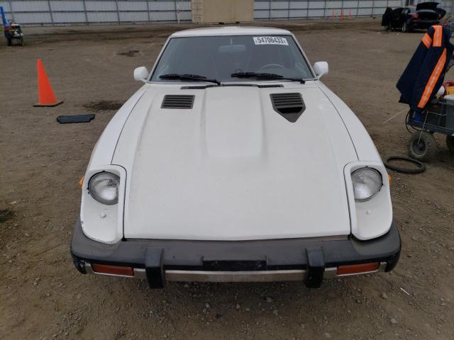 JN1HZ04S9BX410328 - 1981 DATSUN 280ZX WHITE photo 5