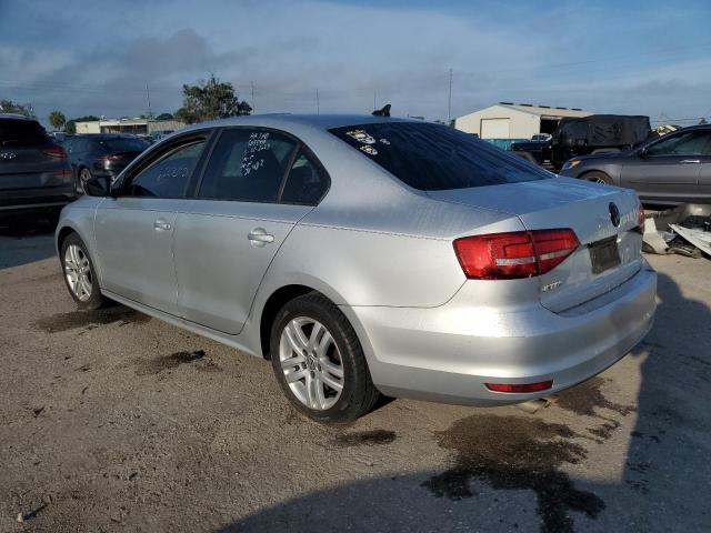 3VW2K7AJ3FM211800 - 2015 VOLKSWAGEN JETTA BASE 银色 照片 2