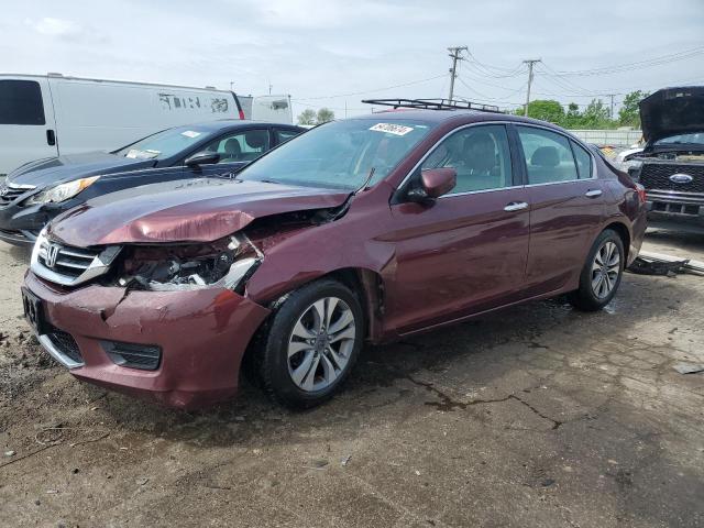 1HGCR2F36EA220259 - 2014 HONDA ACCORD LX BURGUNDY photo 1