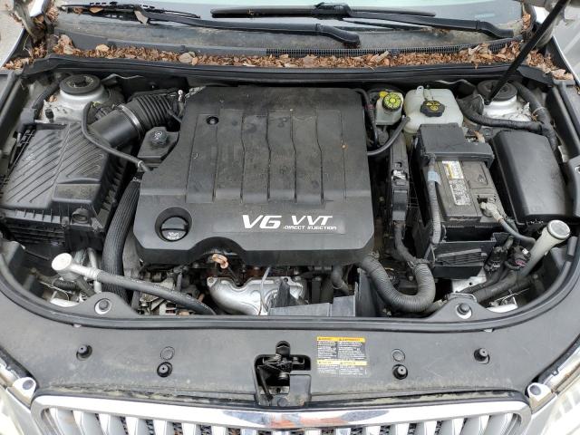 1G4GE5GDXBF132944 - 2011 BUICK LACROSSE CXS SILVER photo 11