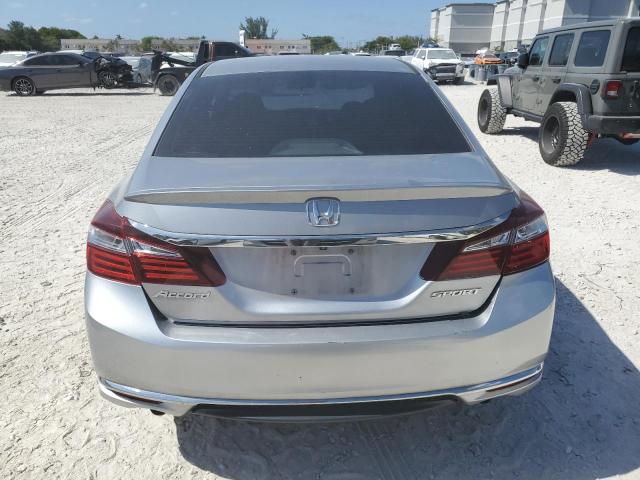 1HGCR2F55HA068366 - 2017 HONDA ACCORD SPORT 银色 照片 6